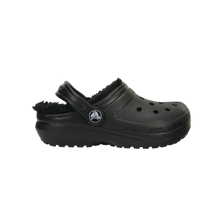 Zueco Niños Grandes Classic Lined Clog K Negro