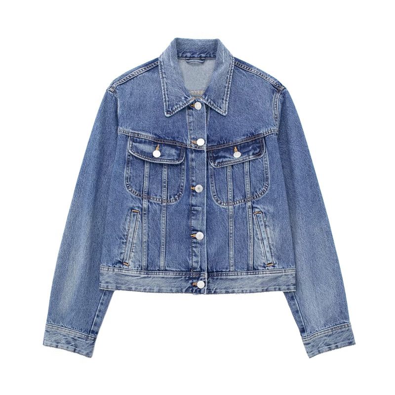 BLWOENS - Chaqueta casual para mujeres - Azul