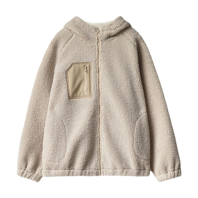 BLWOENS - Suéter casual y abrigo para mujeres - Beige