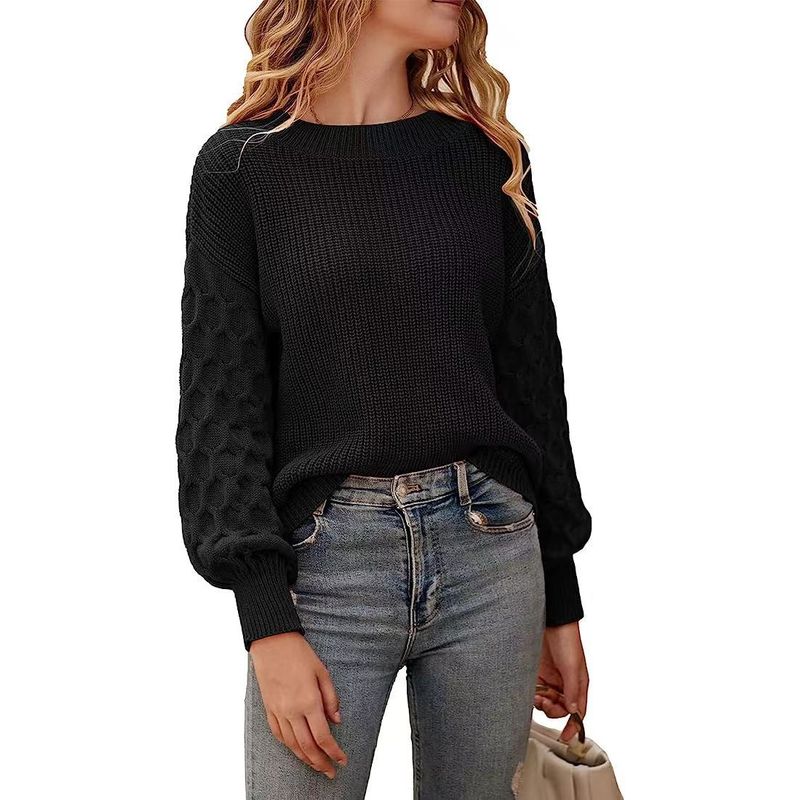 BLWOENS - Suéter de punto para Mujer -Negro