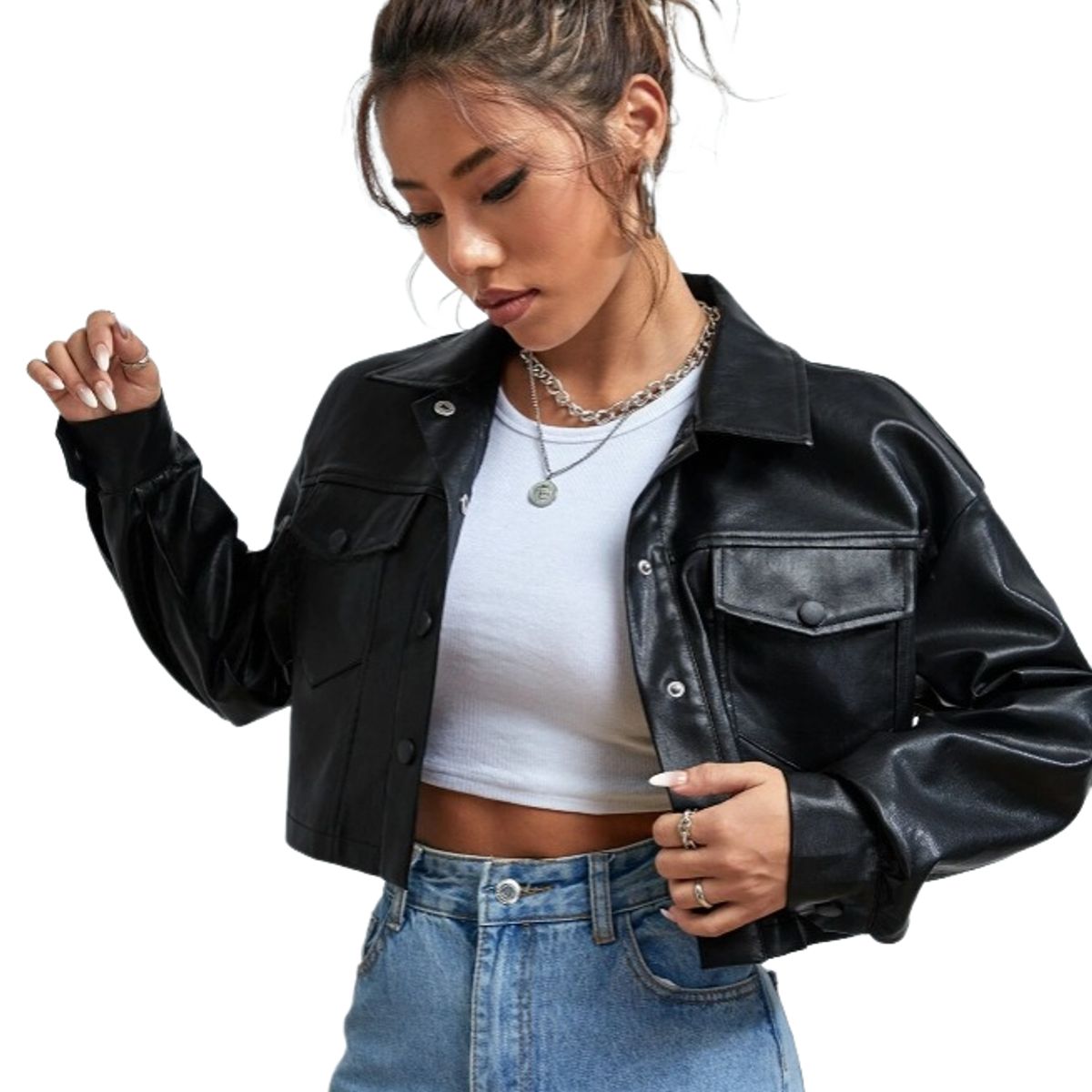 BLWOENS - Chaqueta de invierno mujer - Negro