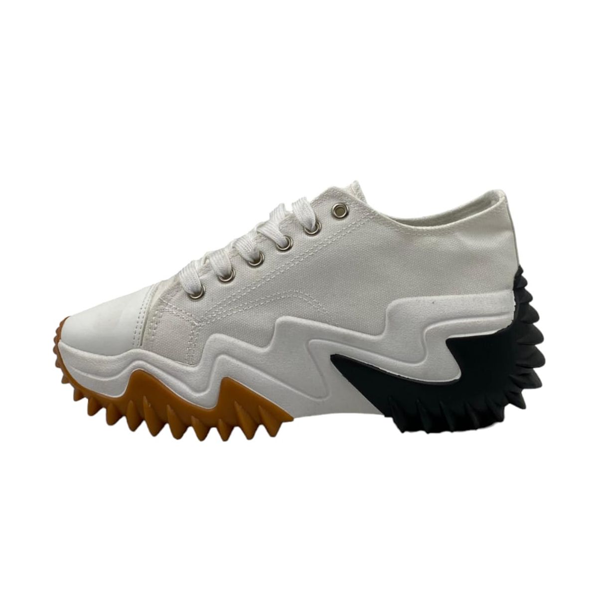 HERIEL - Zapatilla Blanca Plataforma Mujer