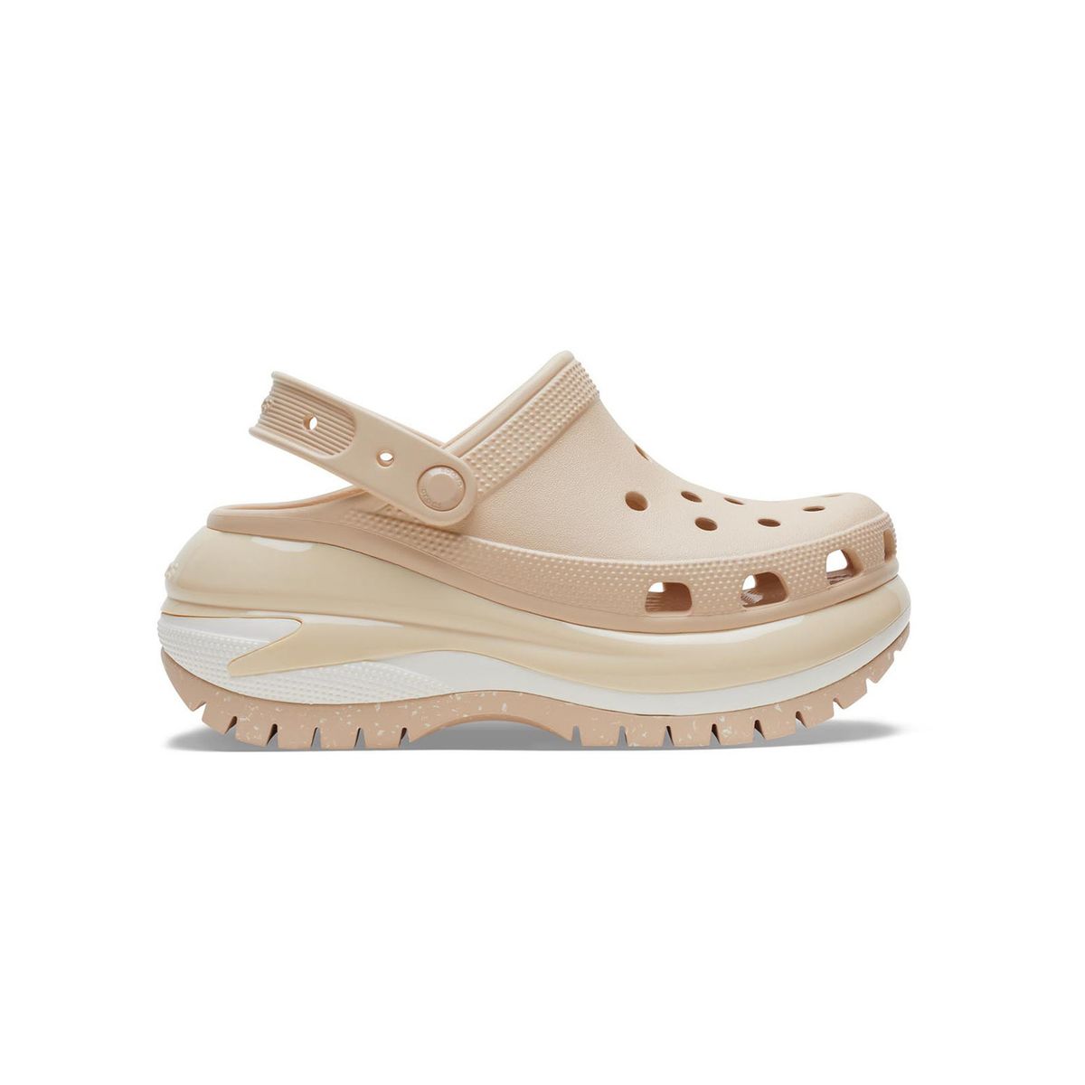 CROCS - Zueco Plataforma Crocs Unisex Mega Crush Clog Rosa Nude CROCS