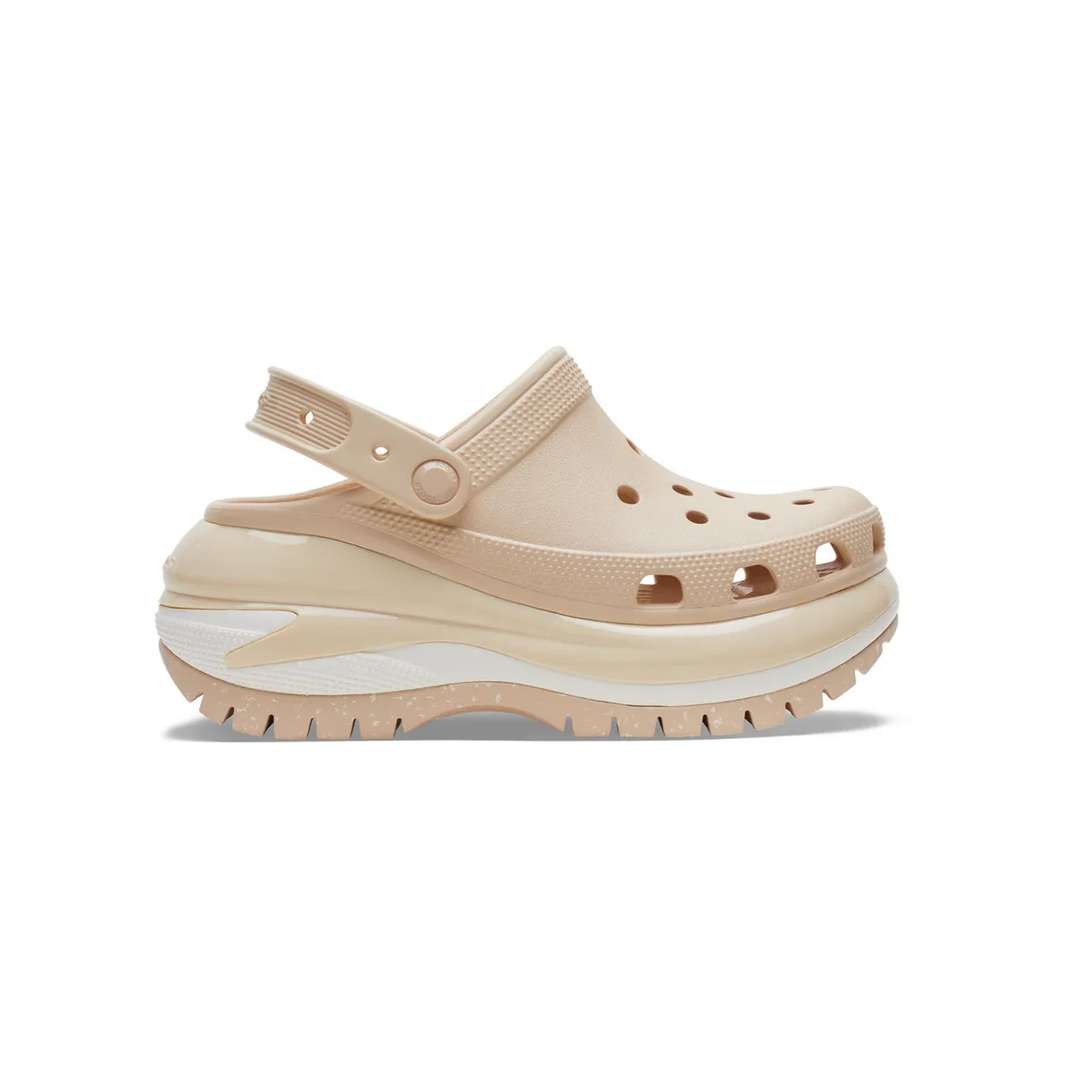 CROCS - Zueco Plataforma Crocs Unisex Mega Crush Clog Rosa Nude CROCS