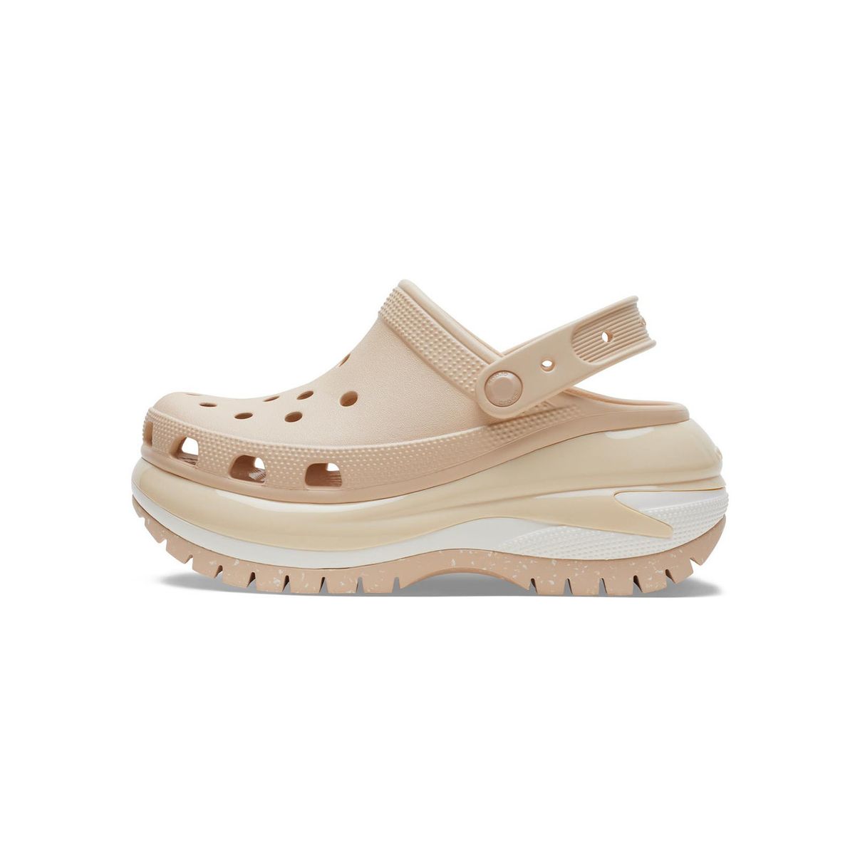 CROCS - Zueco Plataforma Crocs Unisex Mega Crush Clog Rosa Nude CROCS