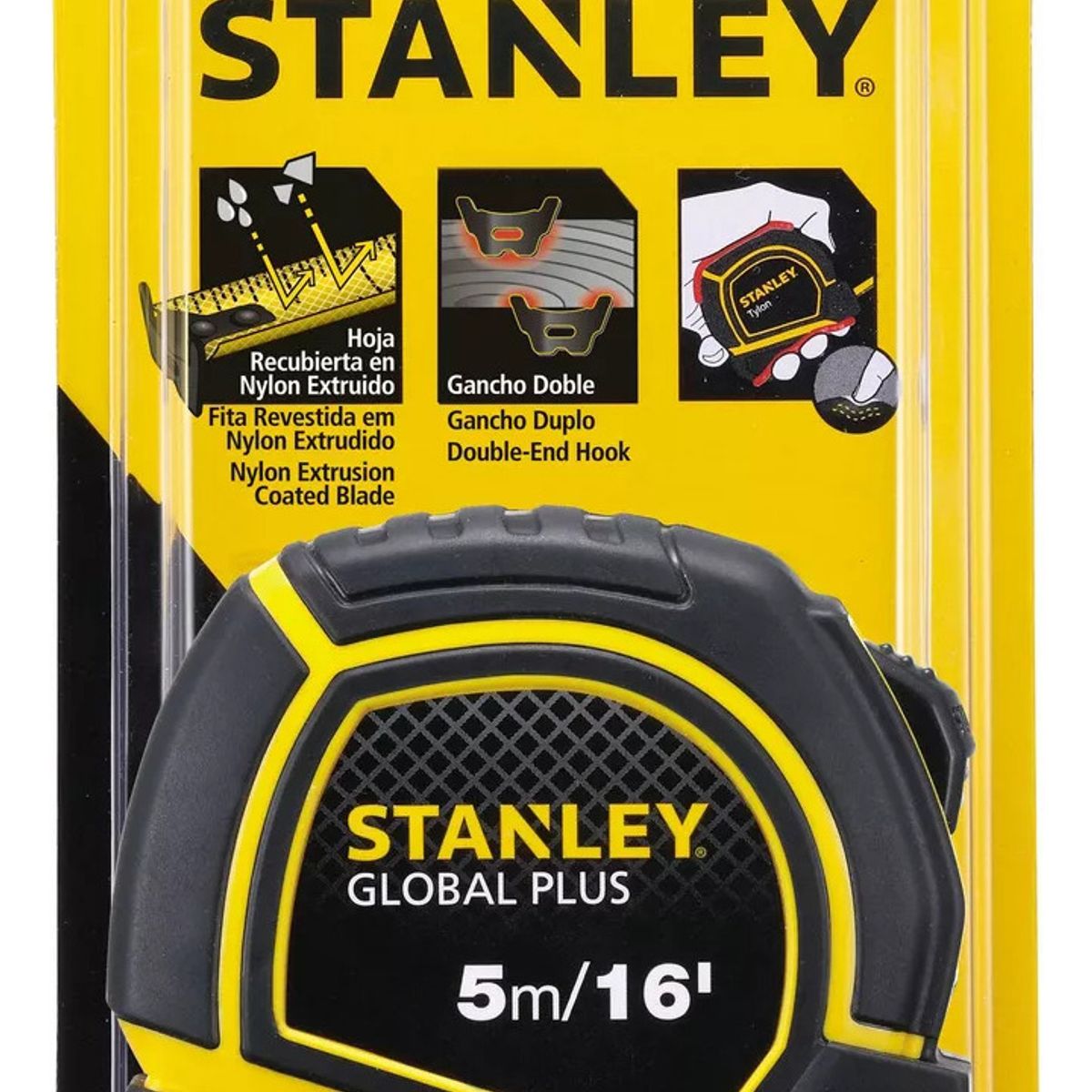 STANLEY - Cinta Métrica Global Plus 5m/16' Stanley 30-615.- E.o