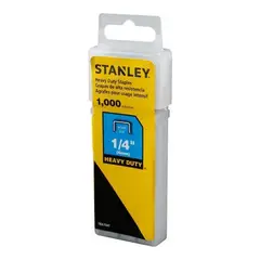 STANLEY - Grapas 1/4 (6mm) Caja 1000 Unidades Tra704t E.o