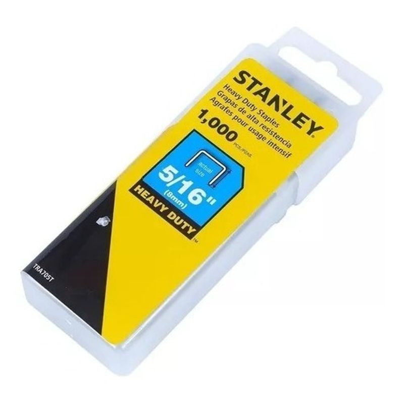 STANLEY - Grapas Stanley T50 5/16 (8mm) Caja 1000 Unidades Tra705t E.o