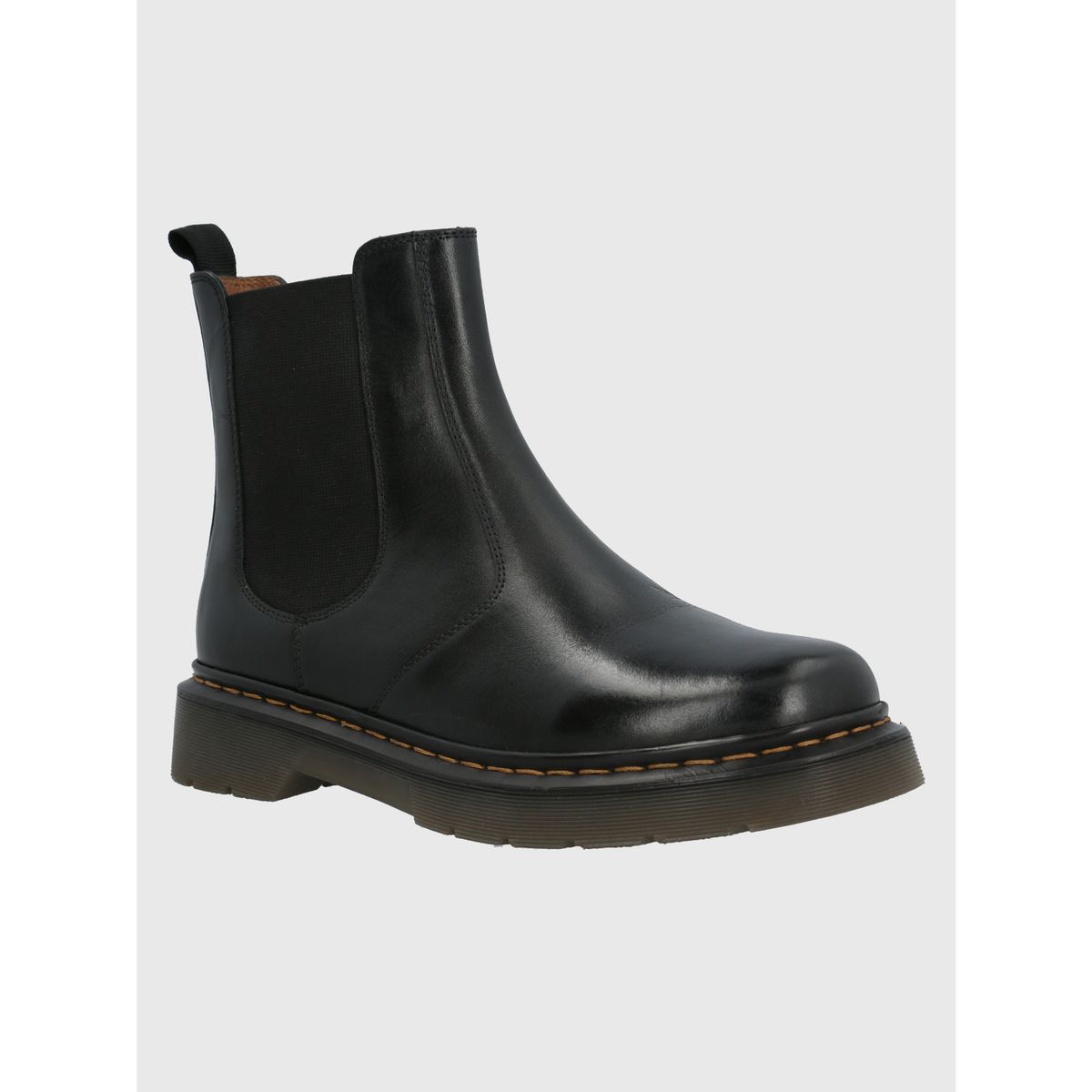 HUSH PUPPIES - Botín Cuero Mujer Mart Negro HUSH PUPPIES