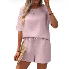 BLWOENS - Blusas y pantalones casuales para mujeres Traje-2 piezas_.