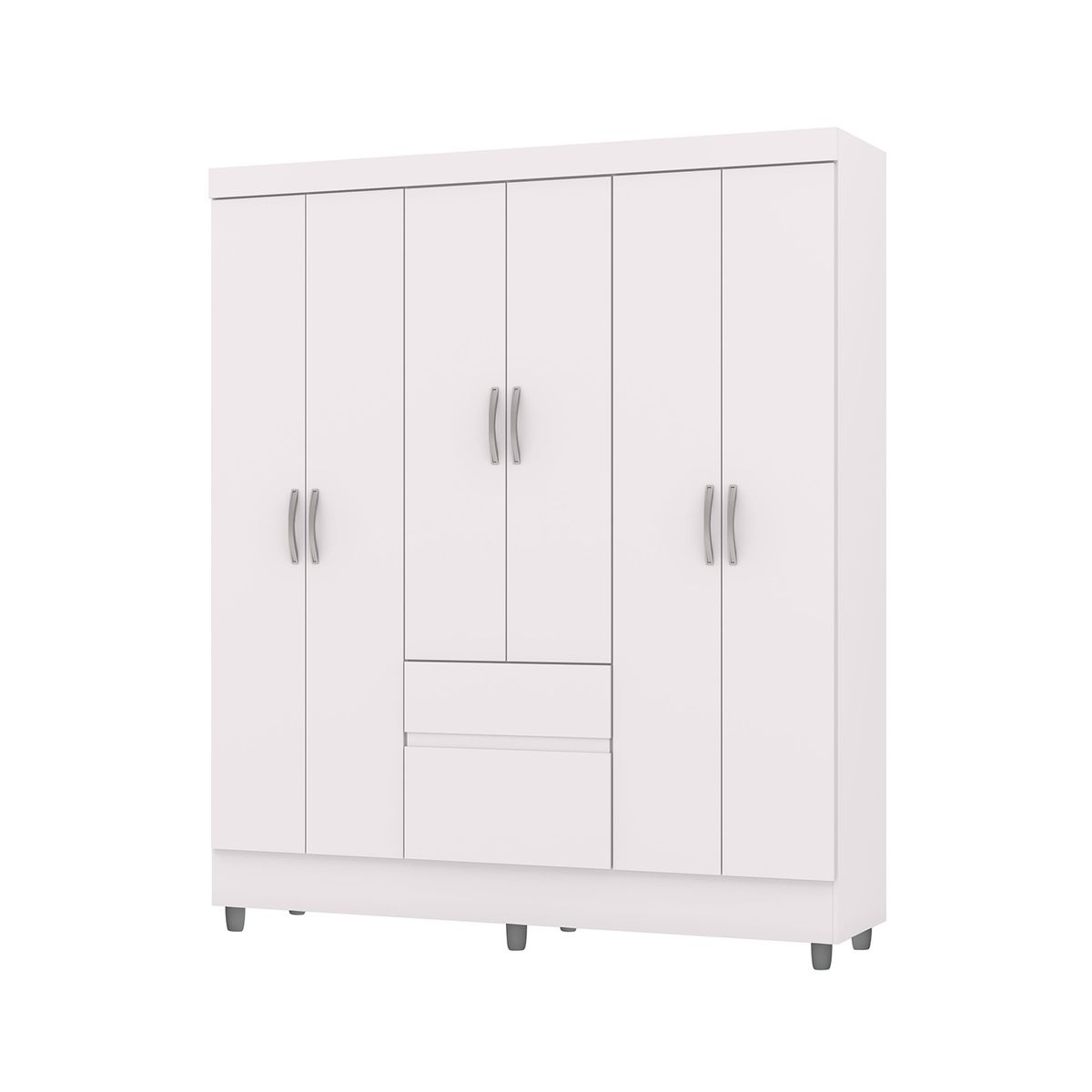VEKKAHOME - CLOSET IDEAL 6P 2C BLANCO 2B