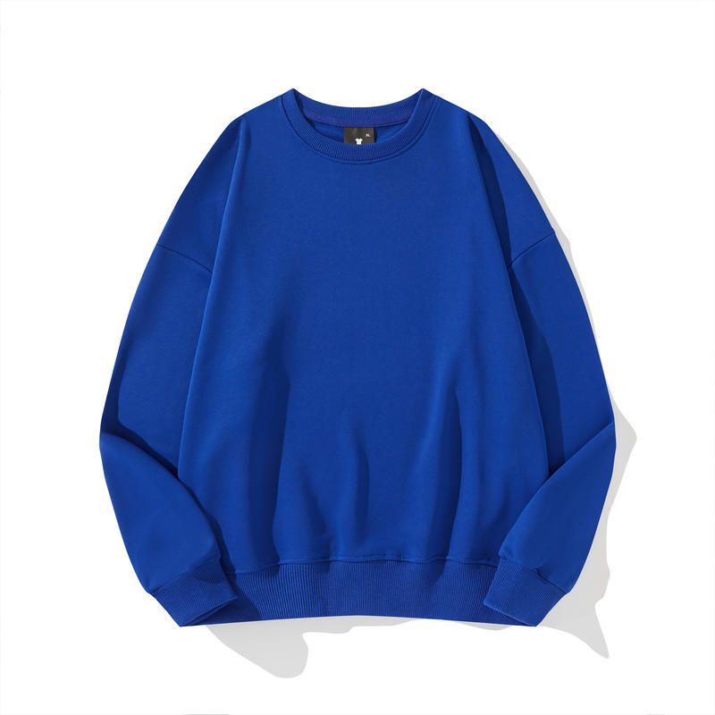 BLWOENS - polera de manga larga para hombres y mujeres en primavera y otoño - Azul