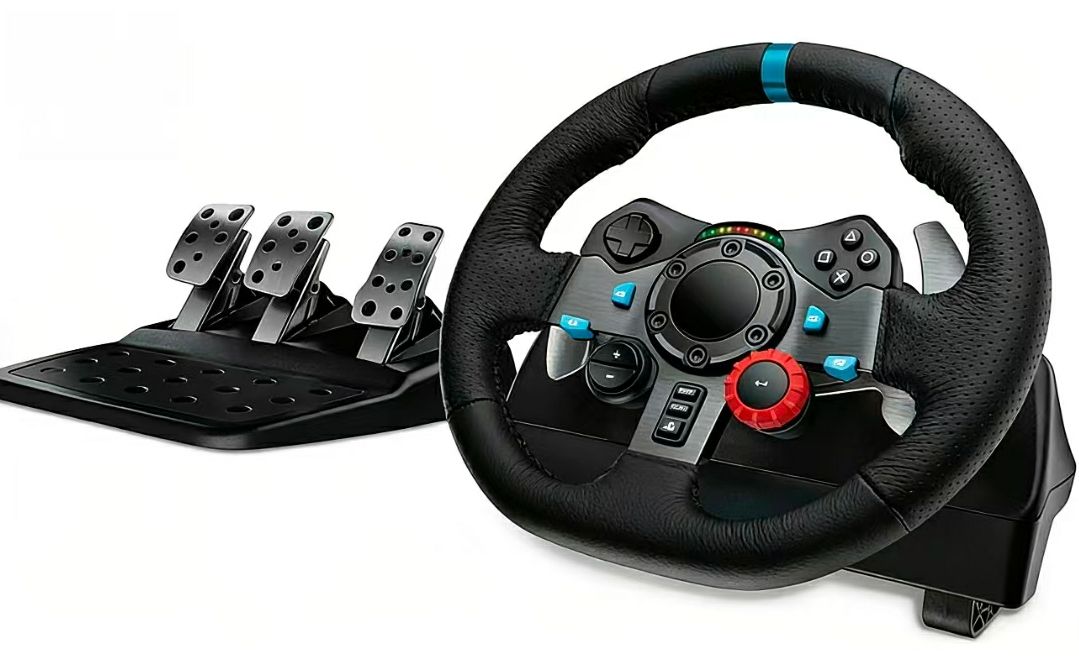 METEX Volante Y Pedalera G29 Y Pc Profesional Racing