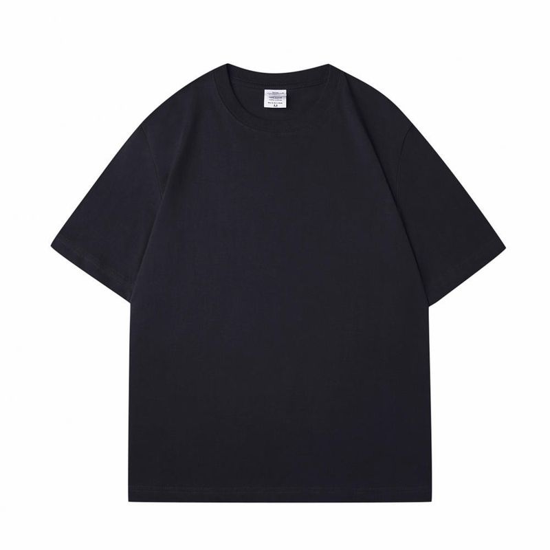 BLWOENS - polera de manga corta de verano para hombres y mujeres - Negro