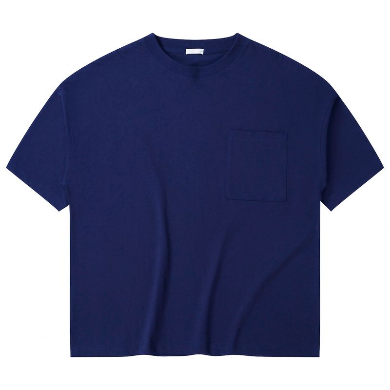 BLWOENS - Polera Manga Corta Hombre - Azul