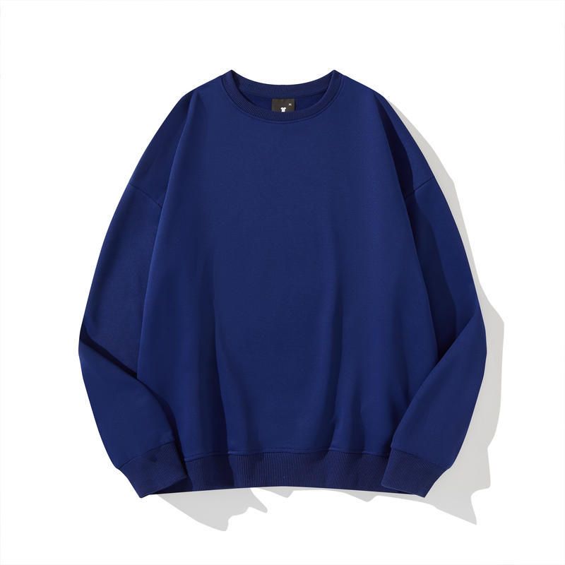 BLWOENS - polera de manga larga para hombres y mujeres en primavera y otoño - Azul