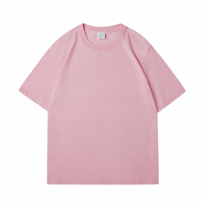 BLWOENS - polera de manga corta de verano para hombres y mujeres - Rosa