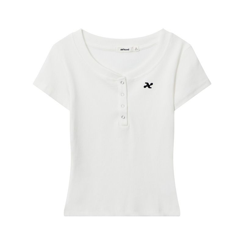 BLWOENS - Camiseta de manga corta de verano para mujeres - Blanco