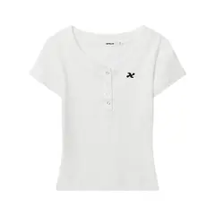 BLWOENS - Camiseta de manga corta de verano para mujeres - Blanco
