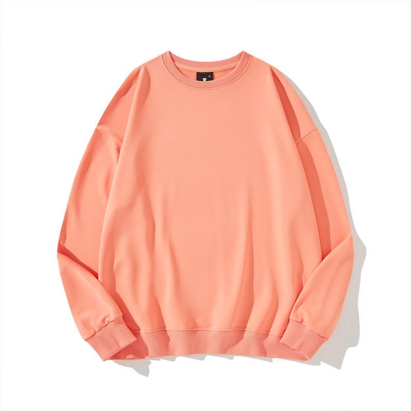 BLWOENS - polera de manga larga para hombres y mujeres en primavera y otoño - Naranja