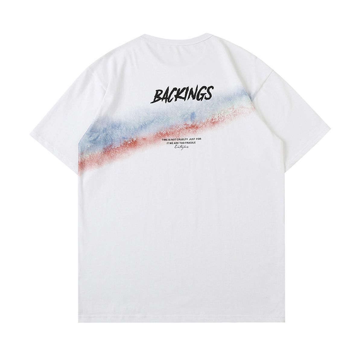 BLWOENS - polera de manga corta de verano para hombres y mujeres - Blanco