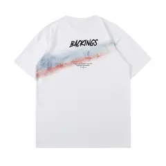 BLWOENS - Polera de manga corta de verano para hombres y mujeres - Blanco