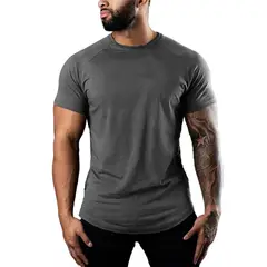BLWOENS - Polera Hombre de manga corta-Gris