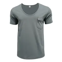 BLWOENS - Polera Manga Corta Hombre - Gris