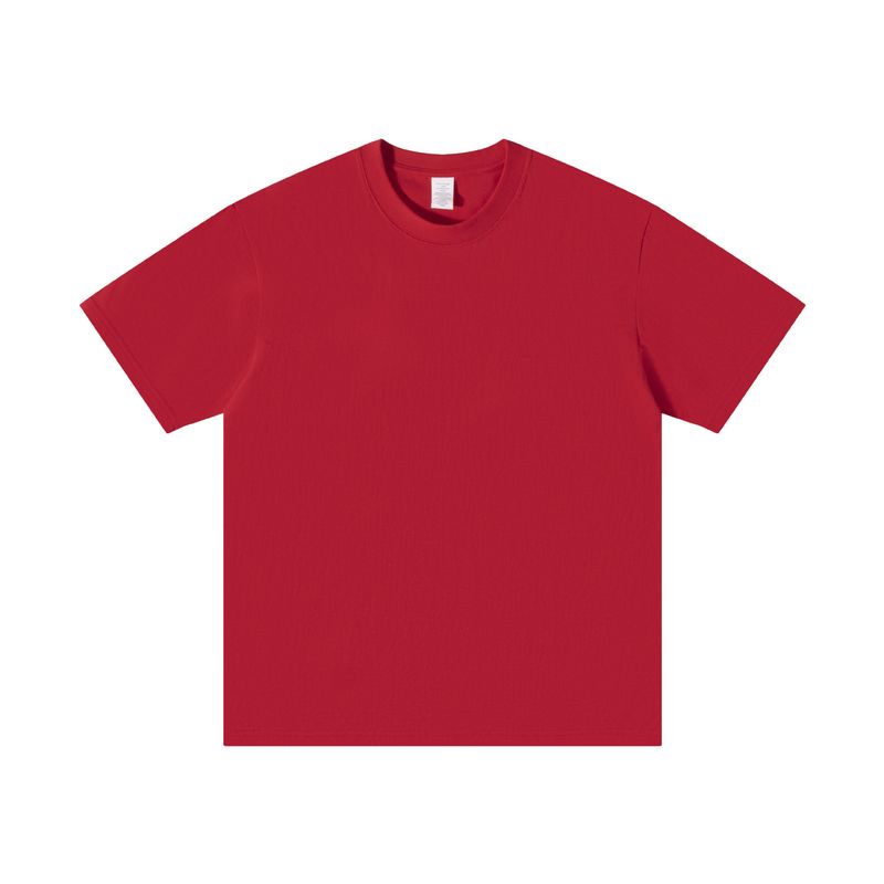BLWOENS - polera de manga corta de verano para hombres y mujeres - Rojo