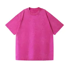 BLWOENS - Polera de manga corta de verano para hombres y mujeres - Rosa
