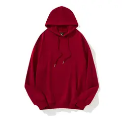 BLWOENS - Polera de manga larga para hombres y mujeres en primavera y otoño - Rojo