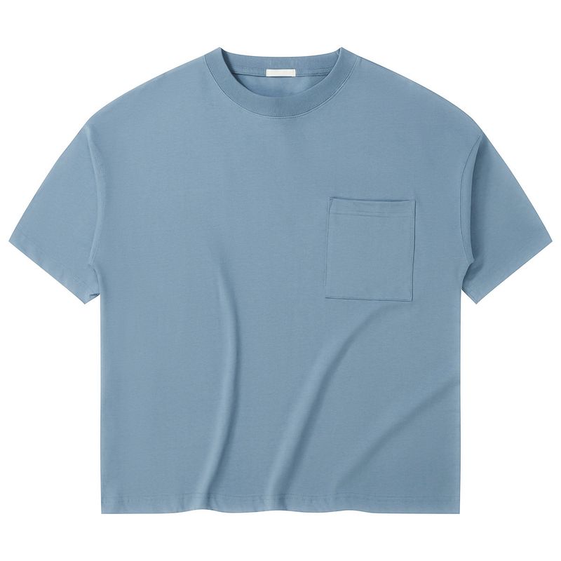 BLWOENS - Polera Manga Corta Hombre - Azul