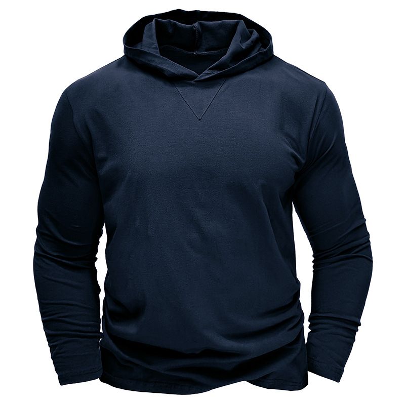 BLWOENS - Polera de manga larga para hombres en primavera y otoño - Azul