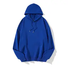 BLWOENS - Polera de manga larga para hombres y mujeres en primavera y otoño - Azul