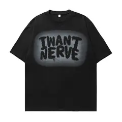 BLWOENS - Polera de manga corta de verano para hombres y mujeres - Negro