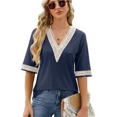 BLWOENS - Polera Mujer - Azul