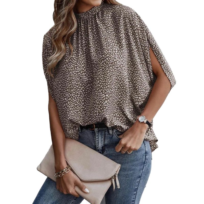 BLWOENS - Polera manga corta para mujeres - Beige