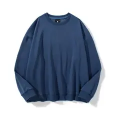 BLWOENS - Polera de manga larga para hombres y mujeres en primavera y otoño - Azul
