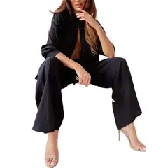 BLWOENS - Blusas y pantalones casuales para mujeres Traje-2 piezas