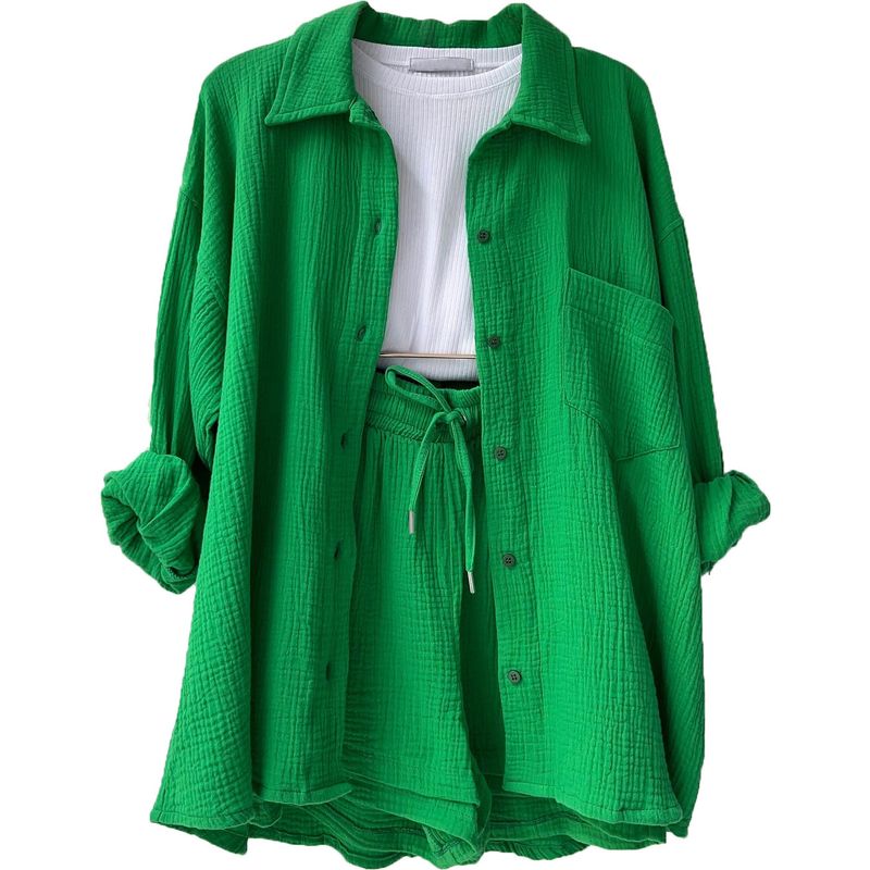 BLWOENS - Blusas y pantalones casuales para mujeres Traje-2 piezas