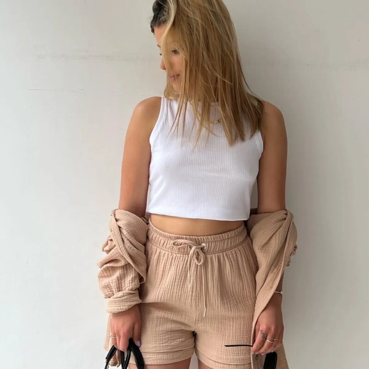 BLWOENS - Blusas y pantalones casuales para mujeres Traje-2 piezas