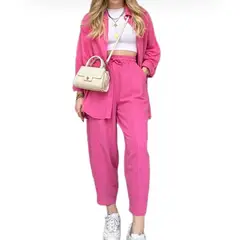 BLWOENS - Blusas y pantalones casuales para mujeres Traje-2 piezas