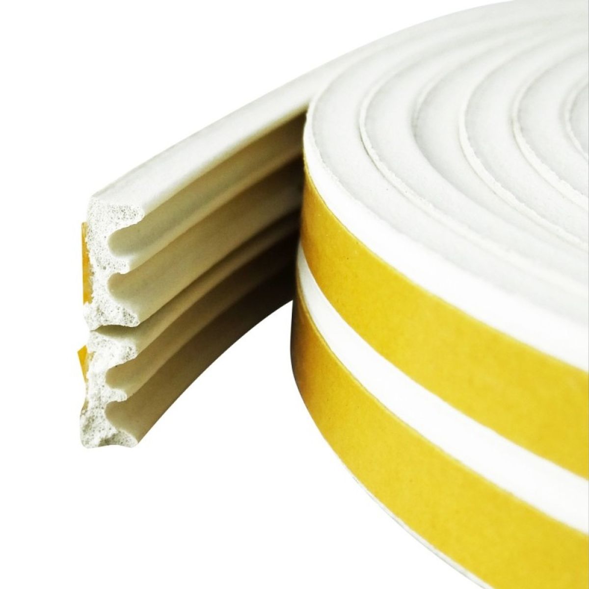 GENERICO - BURLETE PERFILE E HEAVY DUTY EPDM BLANCO RAYUN