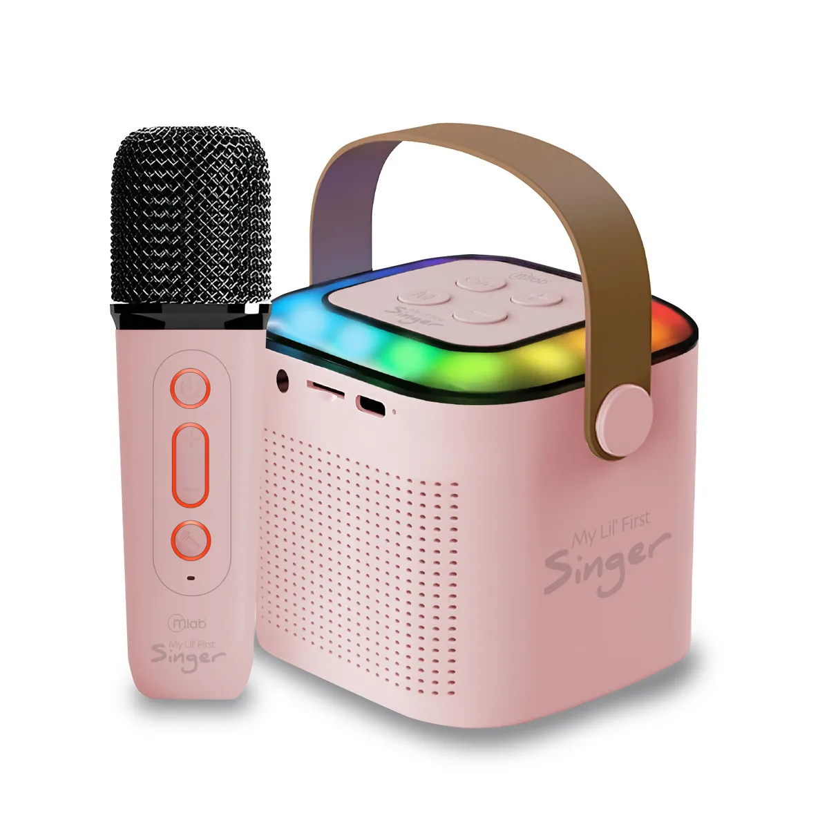 MLAB - Parlante Karaoke Infantil 1 Micrófono Rosado/ Mlab - 9392 Nexstore