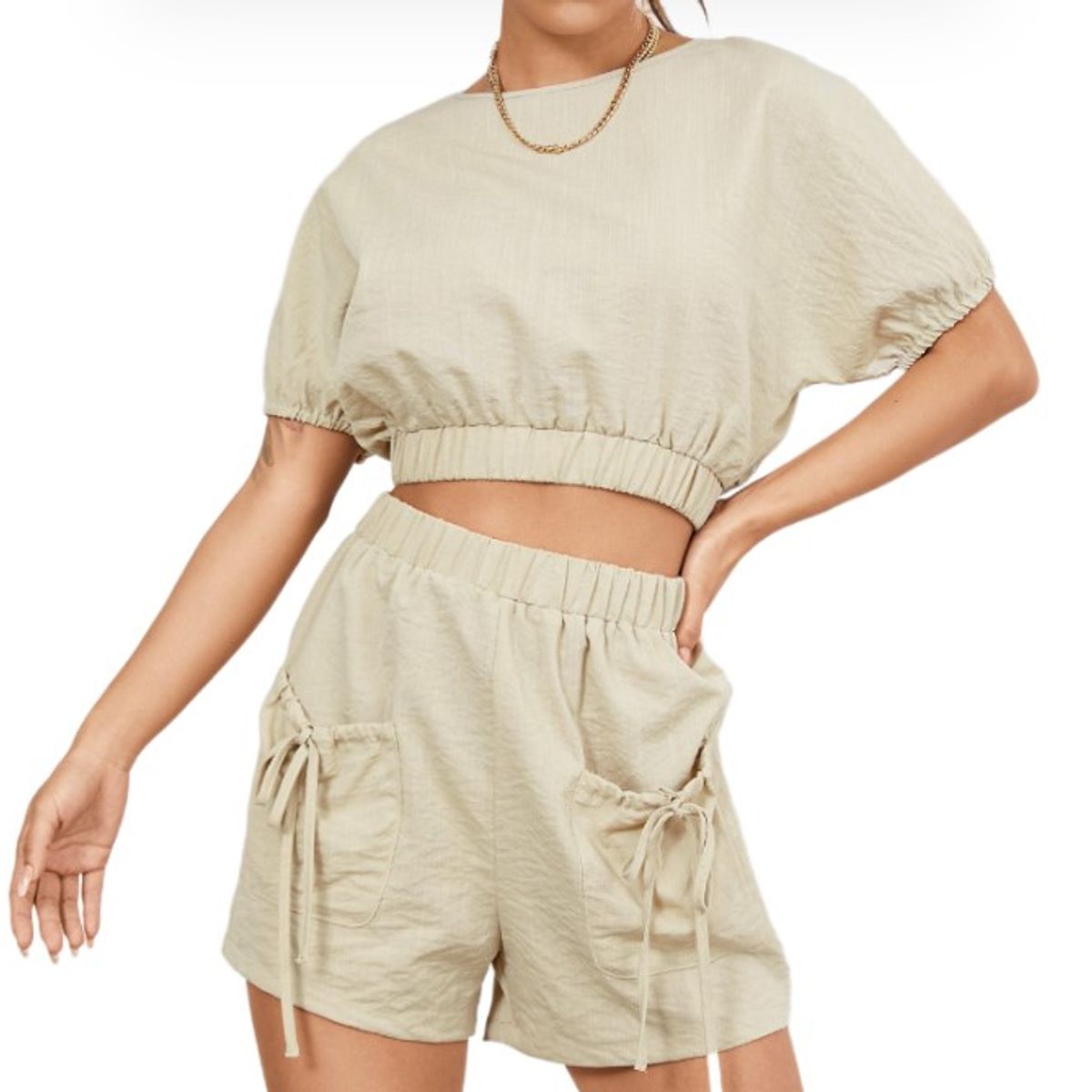 BLWOENS - Blusas y pantalones casuales para mujeres Traje-2 piezas