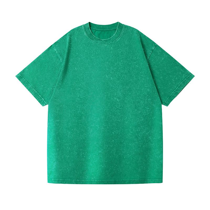 BLWOENS - polera de manga corta de verano para hombres y mujeres - Verde