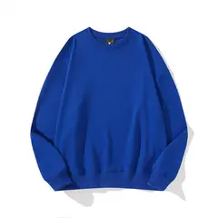 BLWOENS - Polera de manga larga para hombres y mujeres en primavera y otoño - Azul