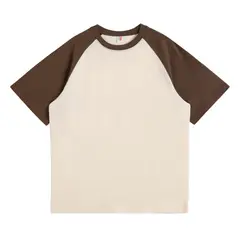 BLWOENS - Polera de manga corta de verano para mujeres - Marrón