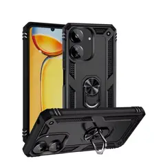 GENERICO - Carcasa Funda Antigolpe Para Poco C65 - Negro