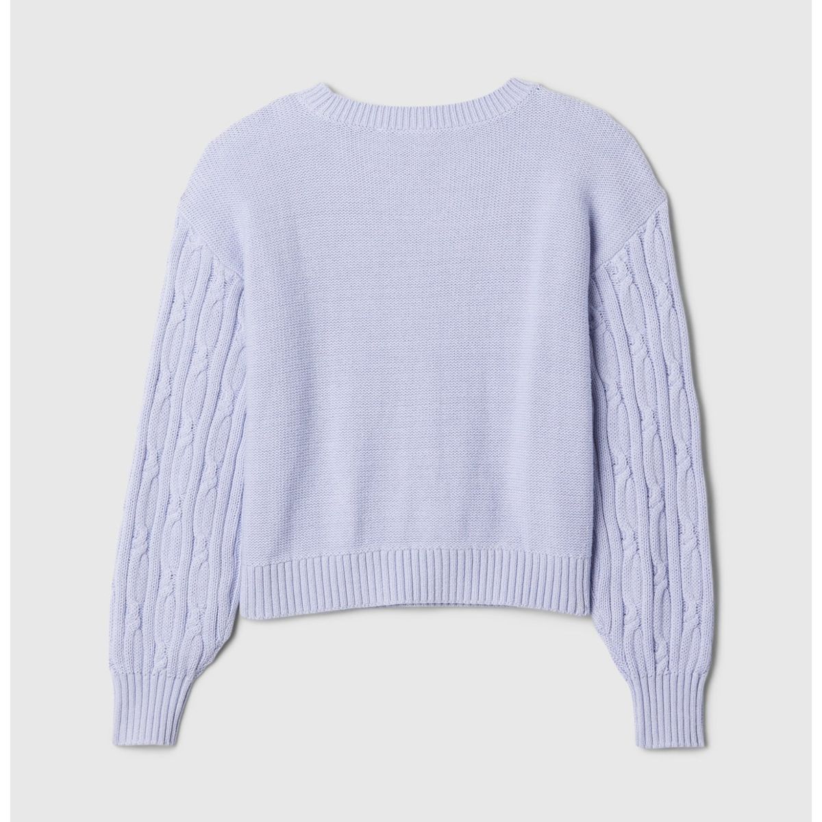 GAP - Sweater Niña Cable Morado GAP